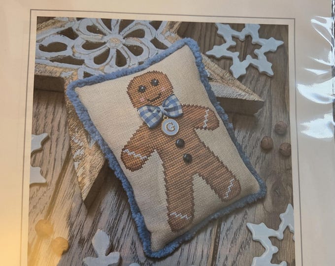 Whilst Iris Naps Designs G is for Gingerbread Cross Stitch Pattern. FREE SHIPPING. Good Condition