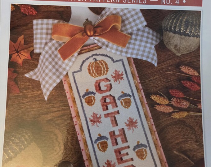 Its Sew Emma Gather Mini Simply Signs Cross Stitch Pattern. Free Shipping. Good Condition.