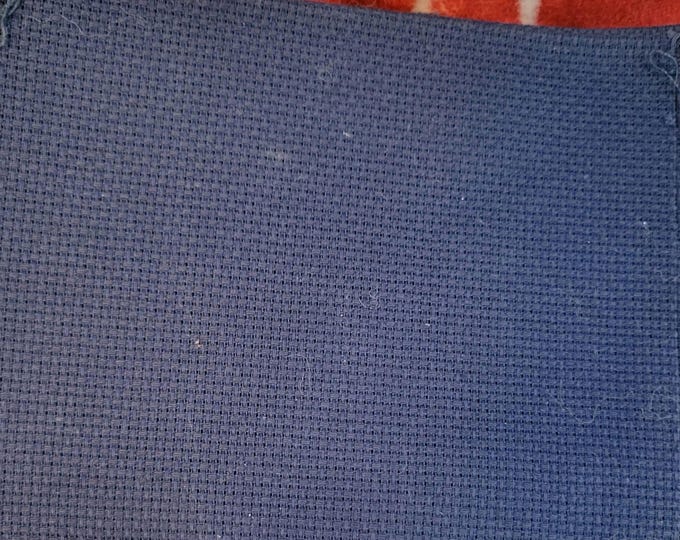 16ct 12"x18" dark blue aida cloth. FREE SHIPPING.