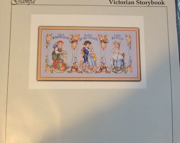 Vintage Vermillion Stitchery Victorian Storybook, Angelica, The Bride, Renaissance Cross Stitch Pattern.Good Condition. Free Shipping.