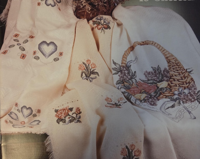 Stoney Creek Rain Drop Afghans to Cherish Cross Stitch Pattern. FREE SHIPPING. Used Condition