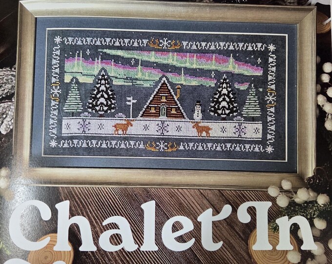 Flossabilities Chalet In The Snow Cross Stitch Pattern. FREE SHIPPING. New Condition.