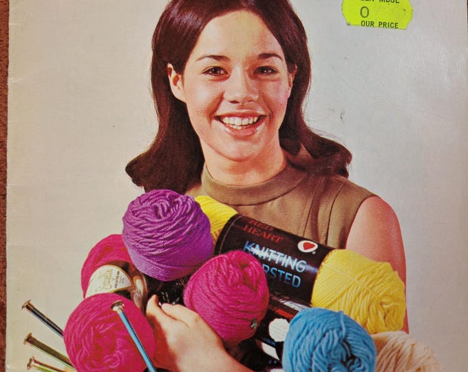 Coats & Clarks Learn to Knit No 190 FREE SHIPPING. Old Condition.