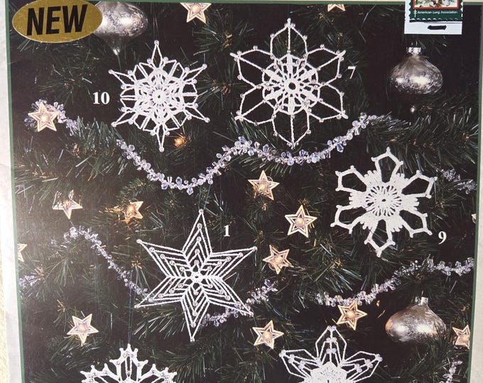Leisure Arts More Crystal Beauties Crochet Pattern. FREE Shipping. Preowned Used Condition.