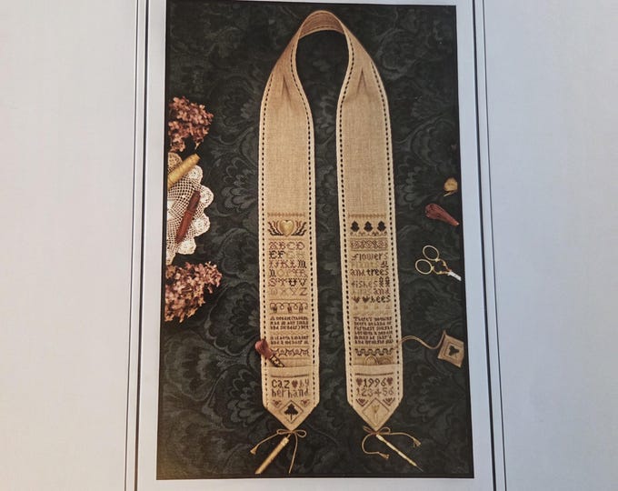 The Drawn Thread Chatelaine and Scissors Keeper Cross Stitch Pattern. FREE SHIPPING. Used Condition.