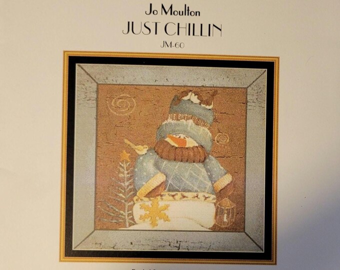 Mystic Stitch Just Chillin Cross Stitch Pattern. Free Shipping. Used Condition.