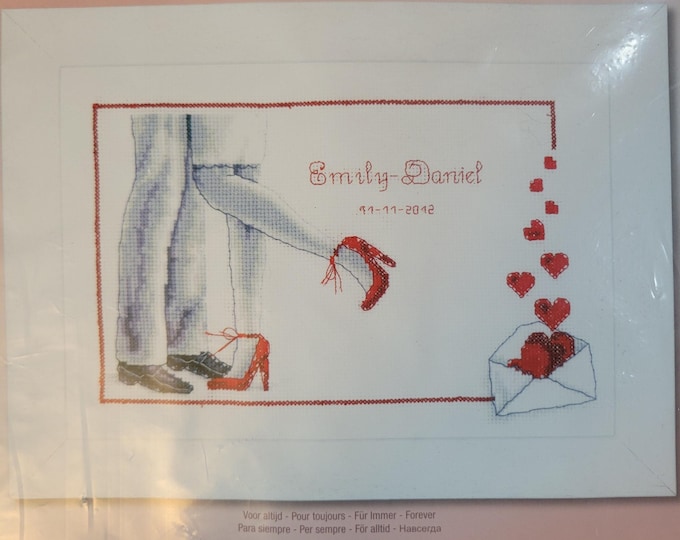 Forever Counted Cross Stitch Kit. FREE SHIPPING. Good Condition.