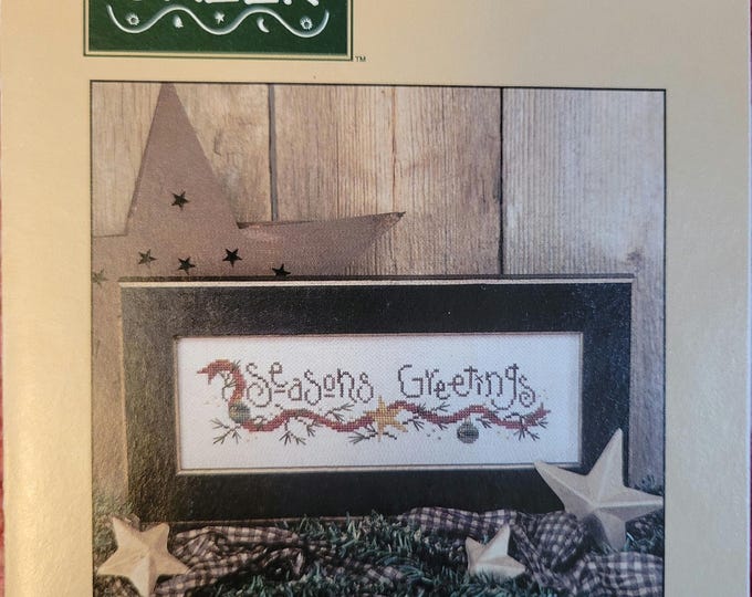 Bent Creek Seasons Greetings Cross Stitch Pattern. FREE SHIPPING. Good Condition.