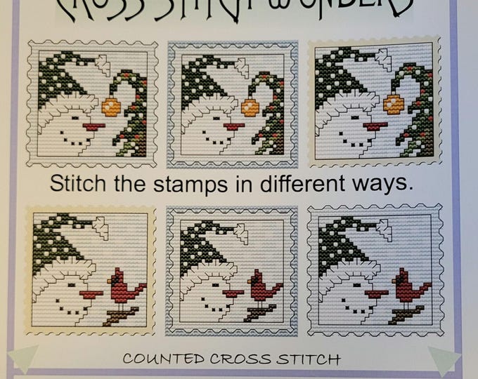 Cross Stitch Wonders Stamp It Series Bird N Ornament Cross Stitch Pattern. Free Shipping. Good Condition.