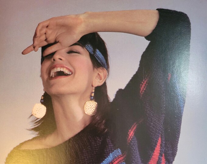 Ironstone Silk Wing Sweater Knit Pattern Style 487. Free Shipping. Vintage Condition.
