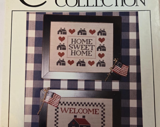 Cricket Collection Welcome Friends Cross Stitch. Free SHIPPING. Used Condition.
