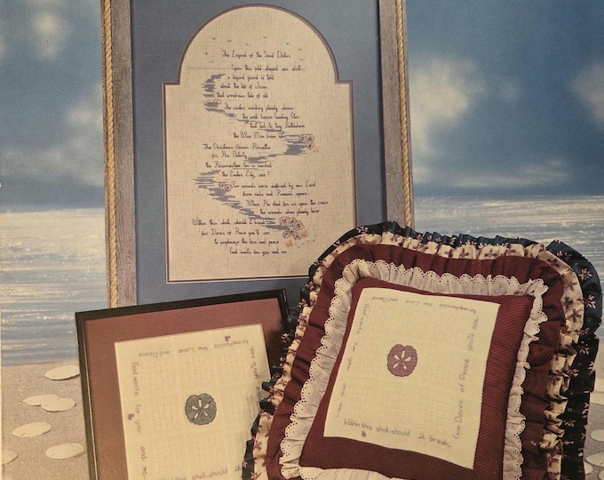 Seaside Designs Legend of the Sand Dollar Cross Stitch Pattern. FREE SHIPPING. Used Condition.