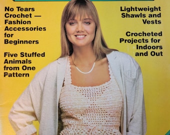 Quick and Easy Crochet May/June 1988. FREE SHIPPING. Old Condition.