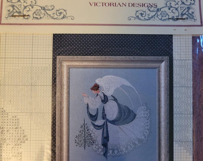 Lavender & Lace Ice Angel Cross Stitch Pattern. Good Condition. Free Shipping.