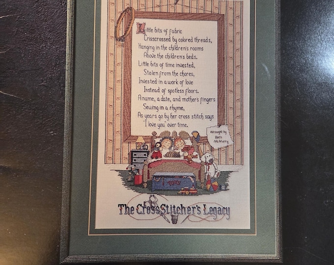 Kreative Keepsake CrossStitchers Legacy Cross Stitch Pattern. FREE SHIPPING. Used Condition.