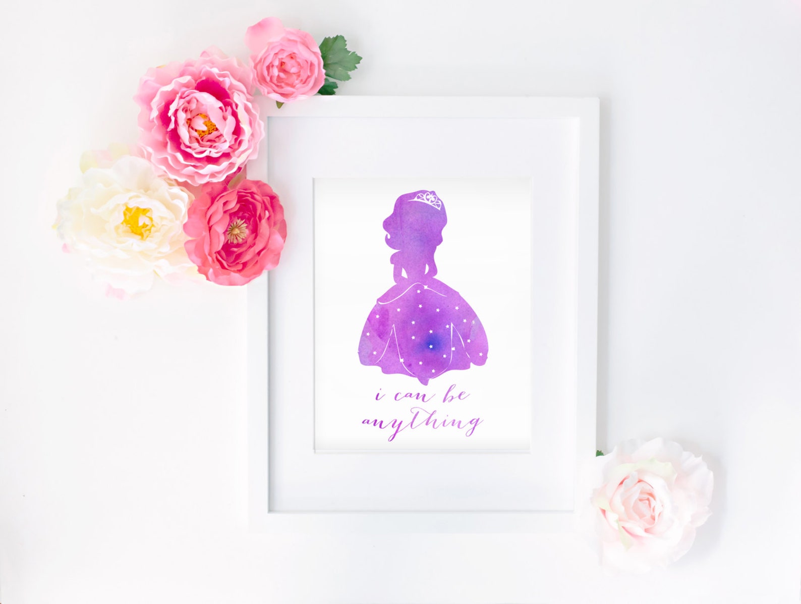 Sofia the First Quote 8x10 Watercolor Print - Etsy