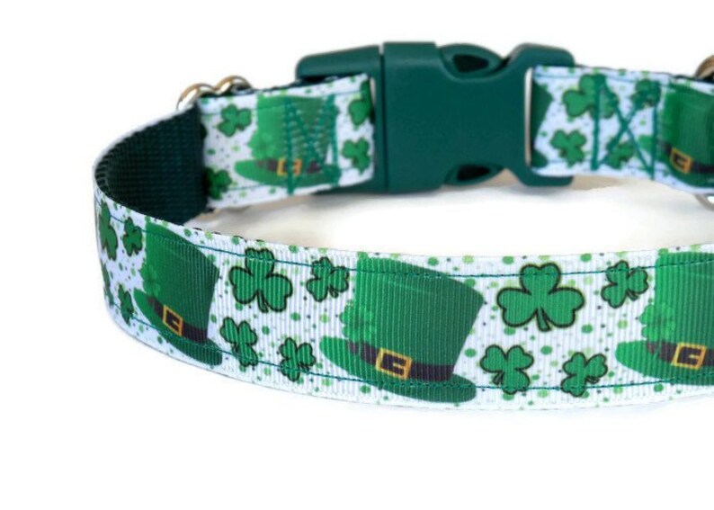 mini green dog collar
