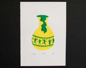 Vase Screenprint A5 - Limited Edition