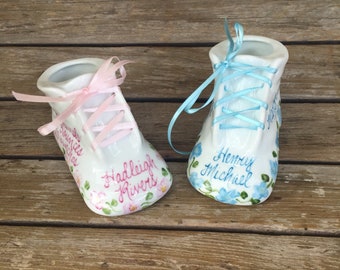 porcelain baby booties