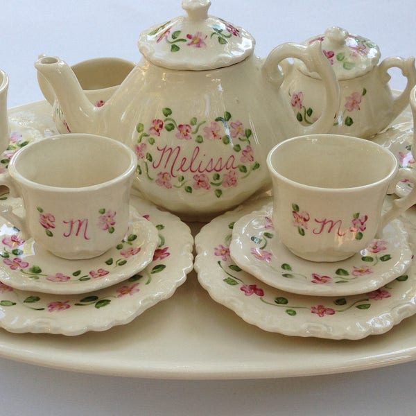 Ceramic Tea Set Etsy