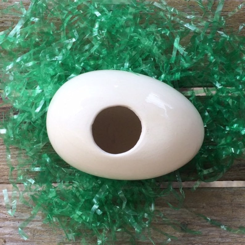 Bunny on Train Personalized Ceramic Easter Egg