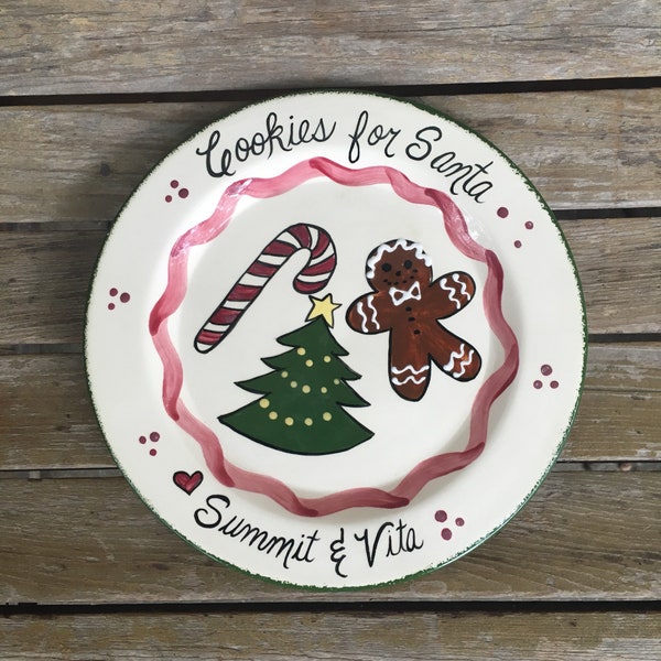 Ceramic Santa Candy Plate (Set of 4) main image 1