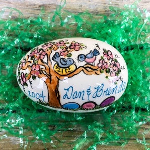 Tree Egg - Personalized Ceramic Easter Egg