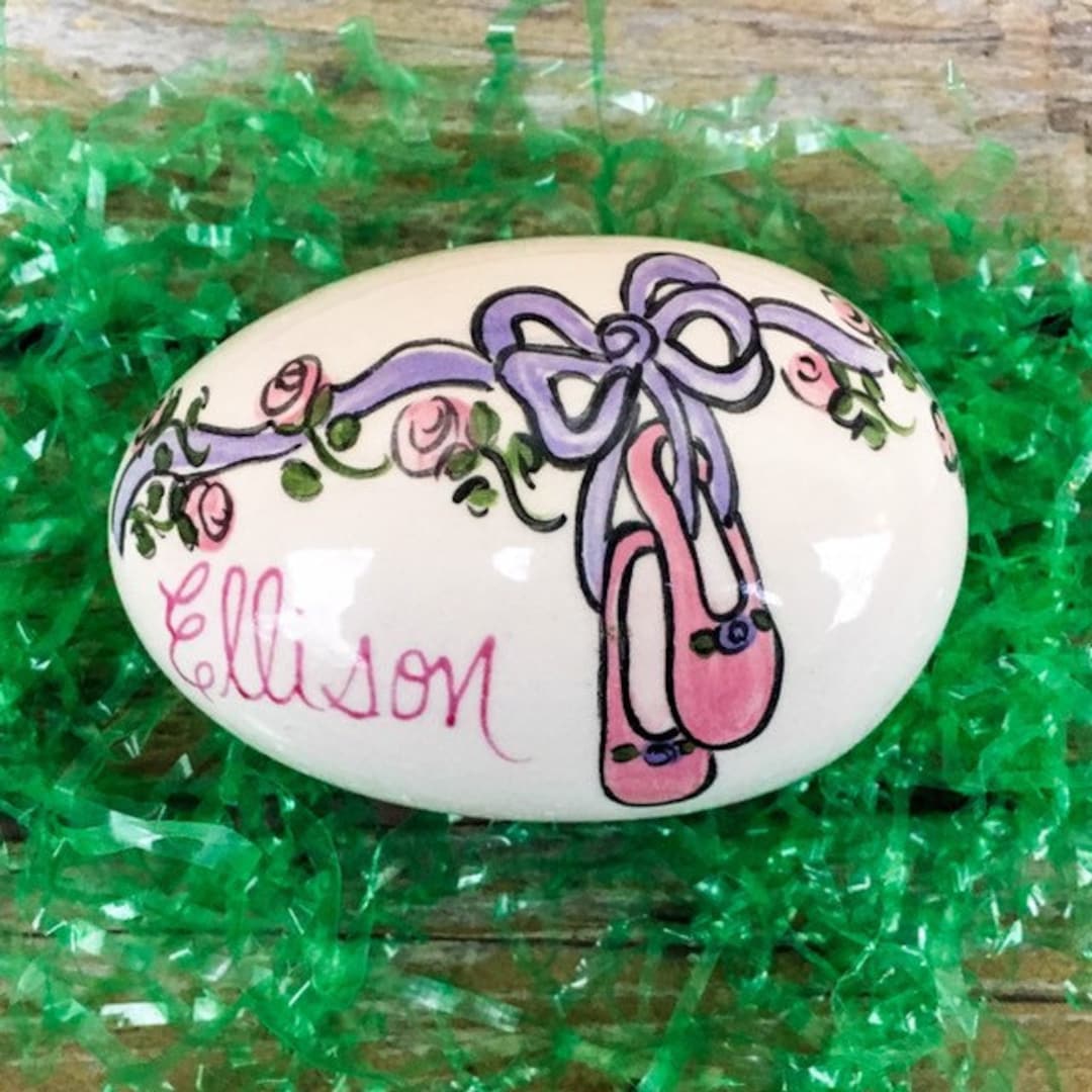 Ballet Egg - Personalized Ceramic Easter Eggs - Etsy