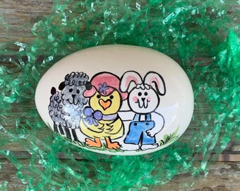 Easter Friends - Personalized Ceramic Easter Eggs 2020 Design