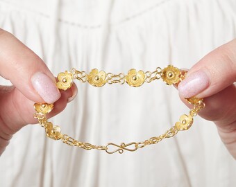 ブレスレット Western Flower Link Bracelet #8971 $_57.PNG?set_id=880000500F