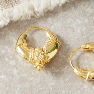 Small Everybody's Favorite Hoops, Shiny 18K Gold Plated