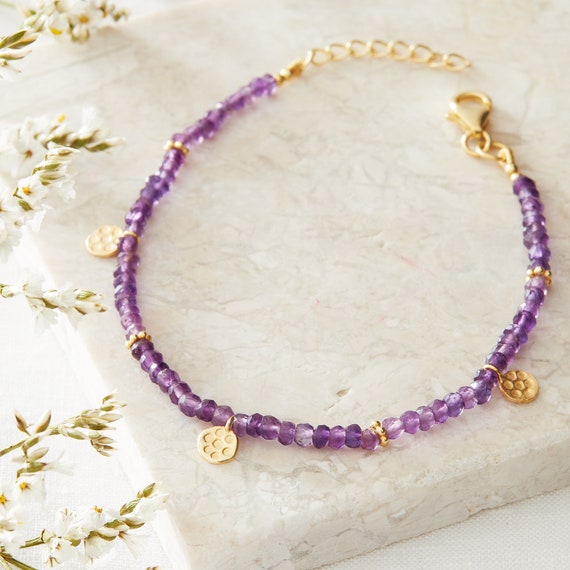 Amethyst friendship best sale bracelet