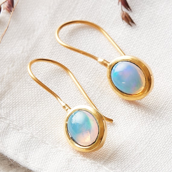 Iridescent Oval Earrings Iridescent Oval Earrings