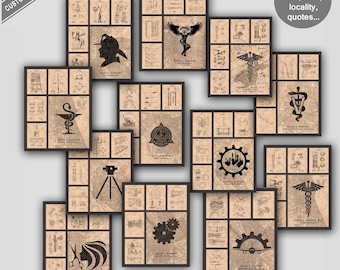 Póster personalizado de cualquier profesión, imágenes de patentes vintage relacionadas, regalo de graduación, recuerdo, decoración profesional, póster de agradecimiento