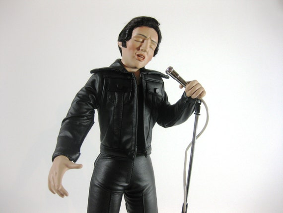 elvis presley porcelain doll