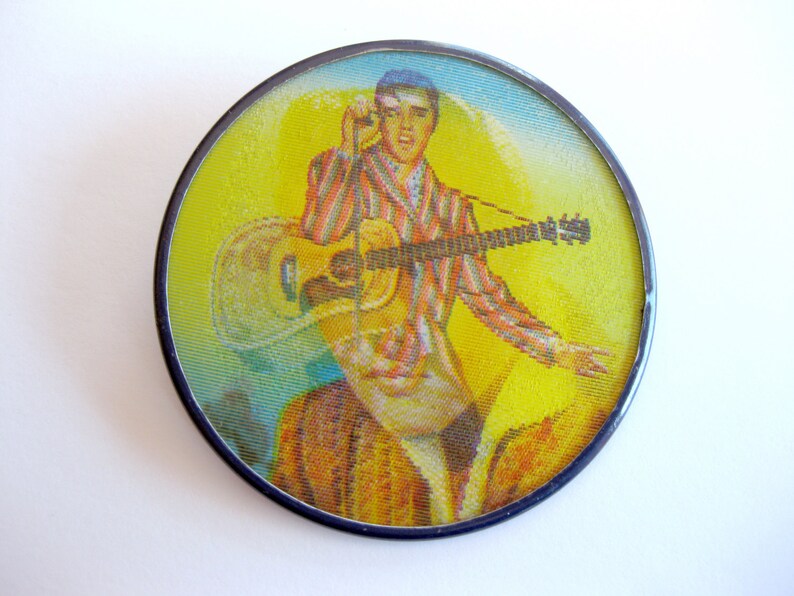Vintage 1956 Elvis Presley Pin-back Button 1956 Vari-vue - Etsy