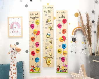 Kita Farewell Gift Kindergarten Educator, Teacher Childminder Measuring Stick with Name