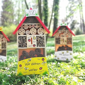 insectenhotel | Insectenhuis | Afscheidscadeau voor de kleuterschool | Afscheid kleuterschool I kinderen I juf I met naam I cadeau I XXL SALE