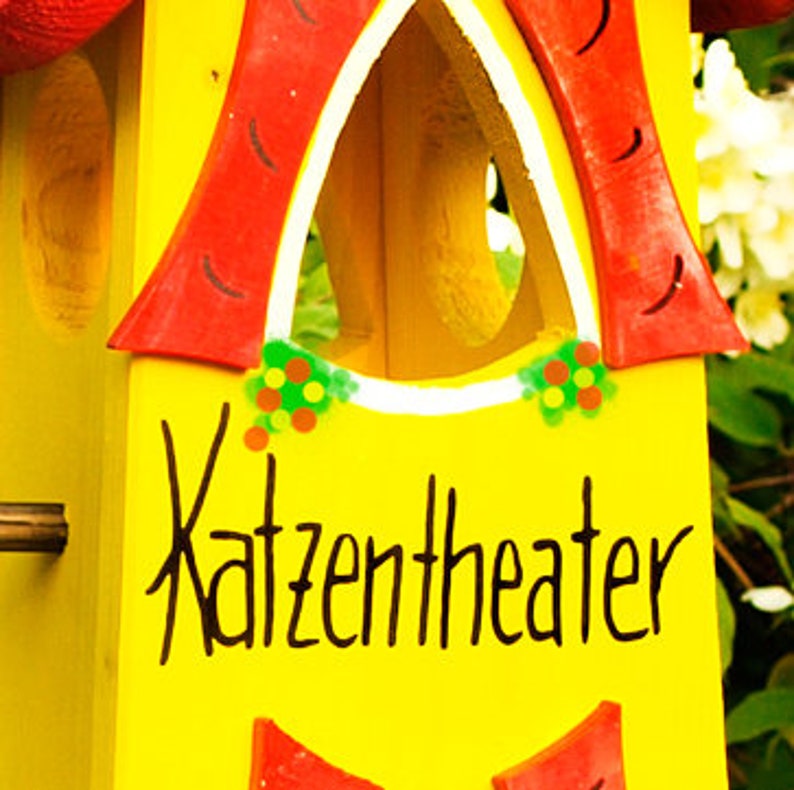 Vogelhaus, Nistkasten,Vogelvillen, Katzentheater Bild 2