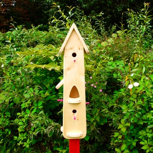 Birdhouse to paint yourself, birdhouse kit, birdhouse feeder image 4