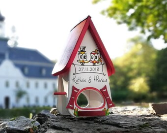 Vogelhaus Hochzeit, Hochzeit Vogelhaus, Geschenk,