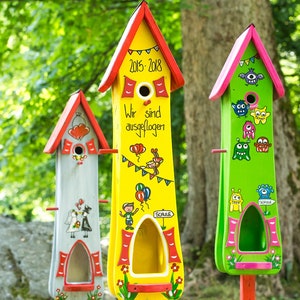 Vogelhaus Kindergarten, Kindergartenabschied, Kindergarten Geschenk Bild 1