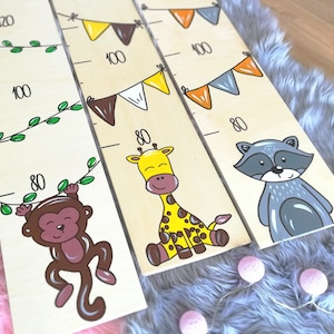 Messlatte Kinder, Messlatte Holz, Messlatten, individuelle Geschenke, personalisierte Messlatten