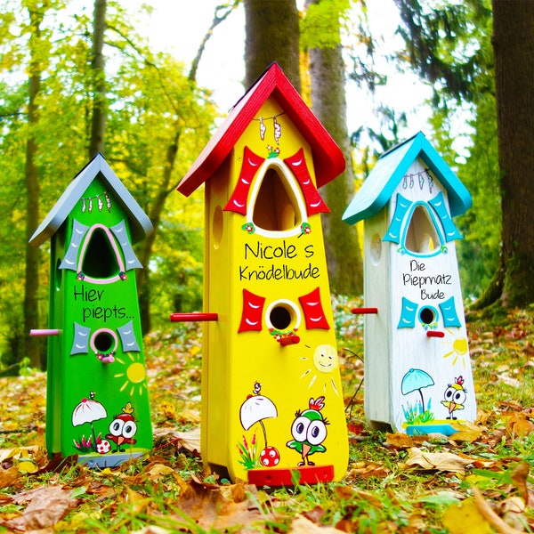 Birdhouse, nesting box, bird villa, birdhouse colorful