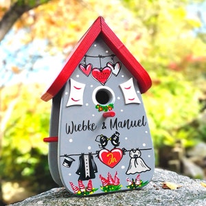 Hochzeitsgeschenk, Vogelhaus Hochzeit Bild 8