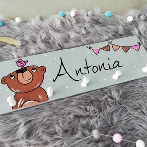 Children&#39;s wardrobe, personalized children&#39;s wardrobe, wooden children&#39;s wardrobe, with name