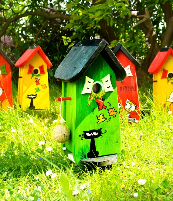 Relaxdays Casetta Decorativa Per Uccelli, Piccola Casa Per Volatili Da - Foto 3