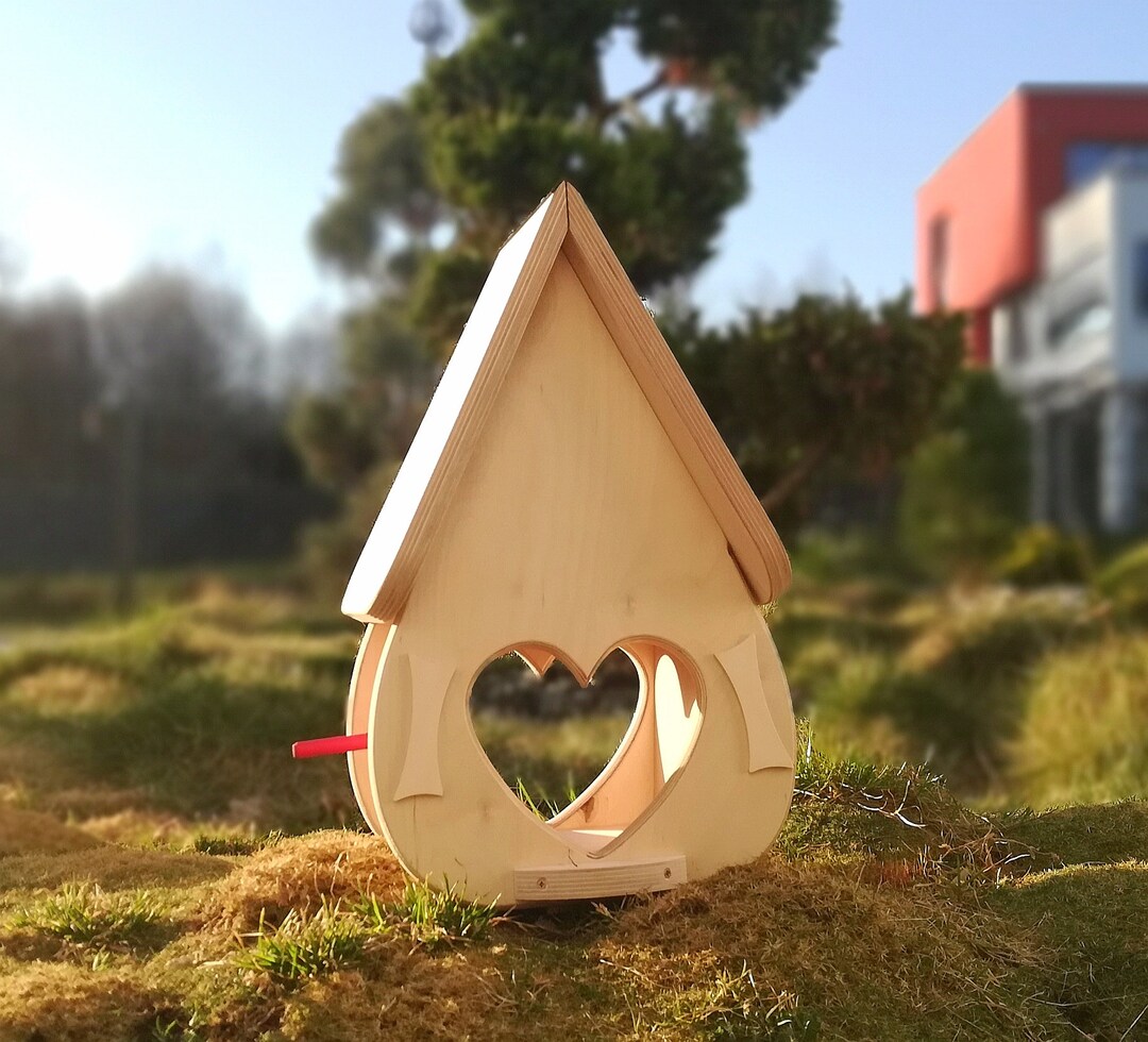 Birdhouse Feeding House XXL Bird Villa Kit to Paint Yourself, Gift Idea