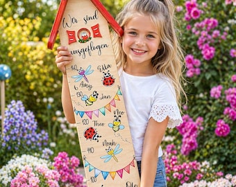 Farewell gift for daycare, farewell gift for kindergarten teacher, farewell gift for nursery, personal gift for childminder, growth chart