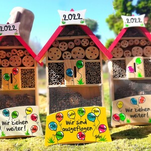 Kindergarten farewell gift | Insect hotel | Insect house for farewell | with the children&#39;s names | personalized | weatherproof